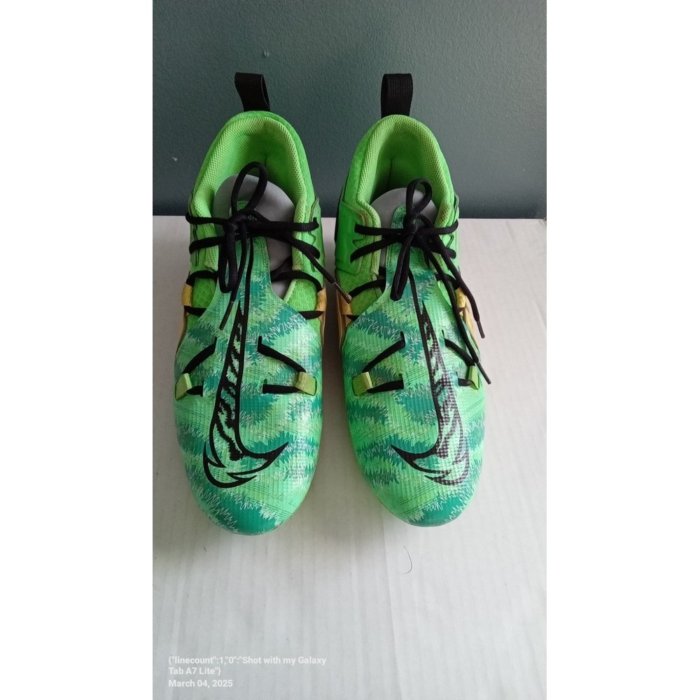 Nike Alpha‎ Menace Pro 3 Football Cleats Mens Green Black CT6649-300